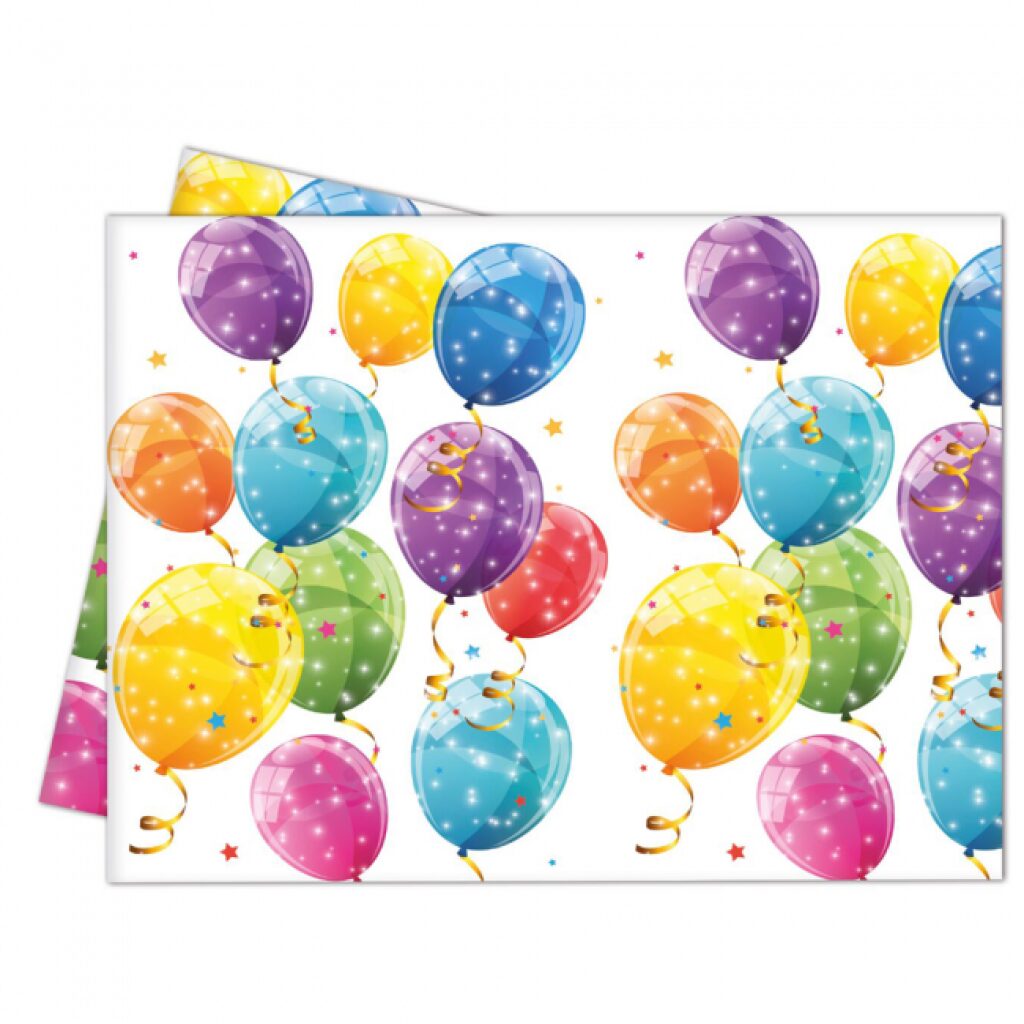 Plastic Tafelkleed Ballonnen 120 x 180 - SumioShop